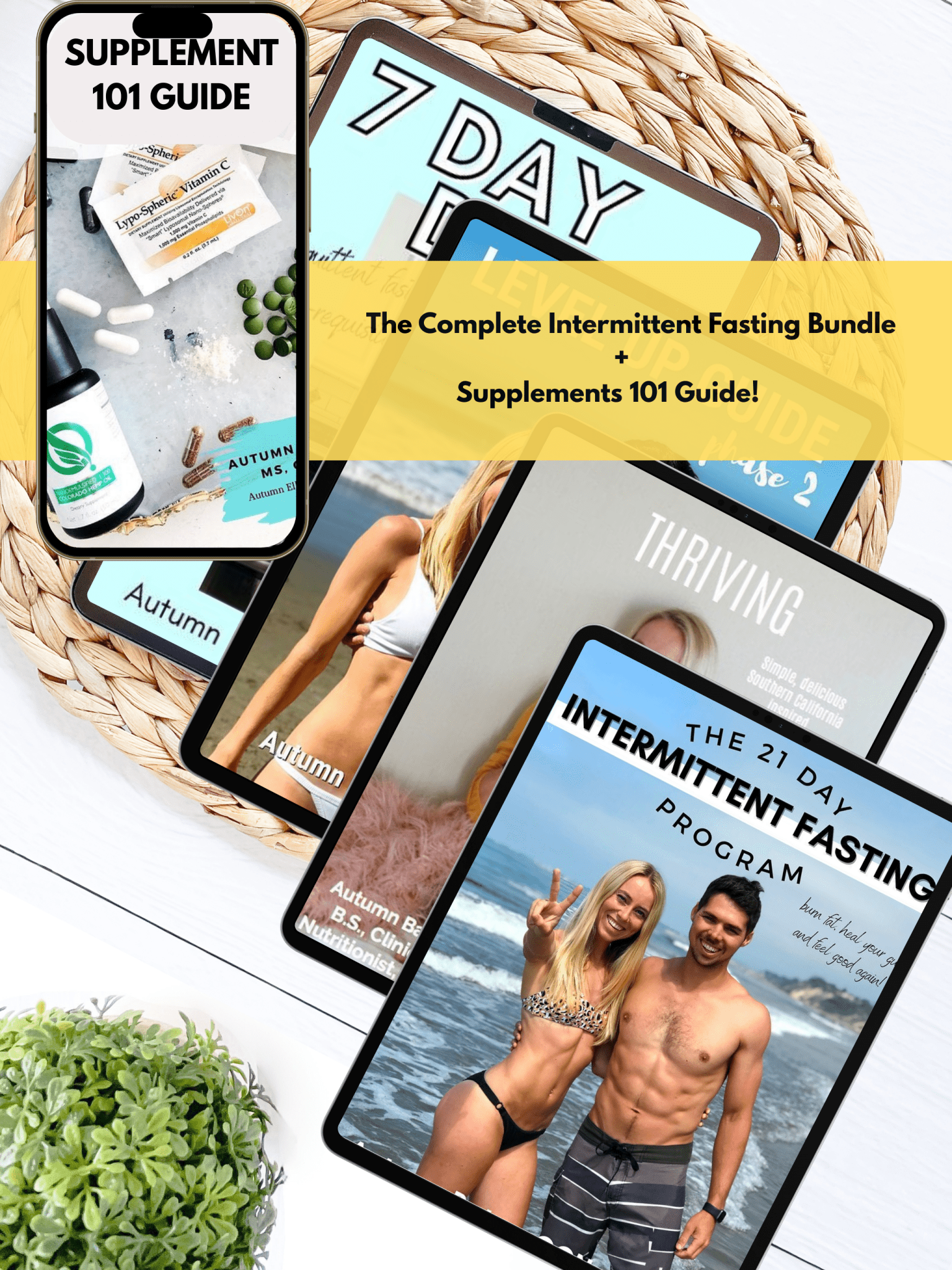 Complete Intermittent Fasting Bundle + Supplement Guide! - Autumn Elle Nutrition - Digital Download | Autumn Bates