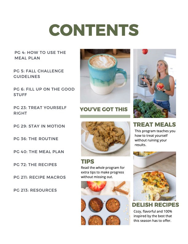 The Fall Meal Plan
