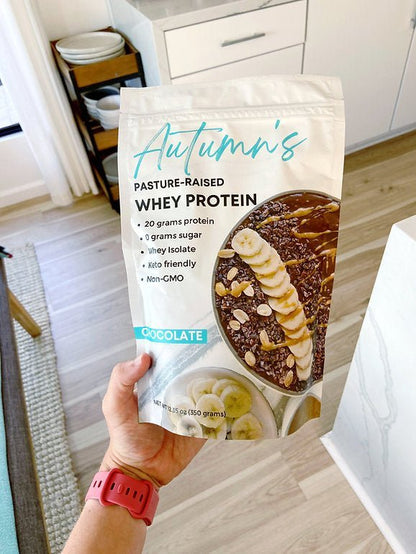 Chocolate Whey Protein Powder - Autumn Elle Nutrition - protein powder | Autumn Bates