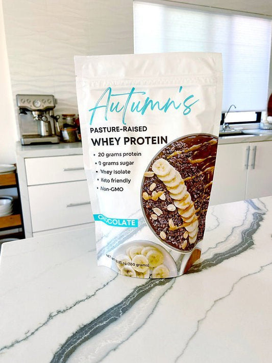 Chocolate Whey Protein Powder - Autumn Elle Nutrition - protein powder | Autumn Bates