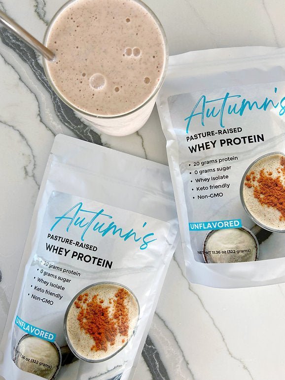 Unflavored Whey Protein Powder - Autumn Elle Nutrition - protein powder | Autumn Bates