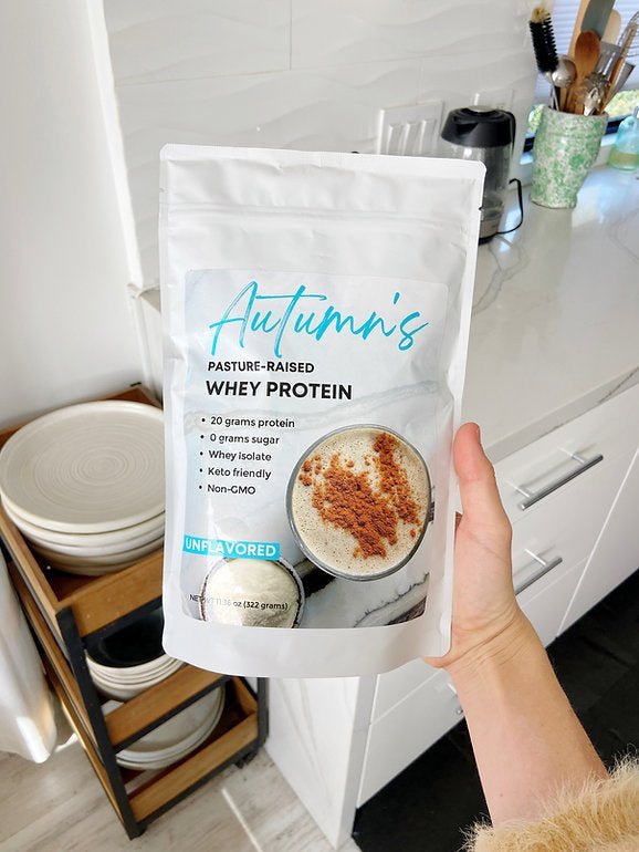 Unflavored Whey Protein Powder - Autumn Elle Nutrition - protein powder | Autumn Bates