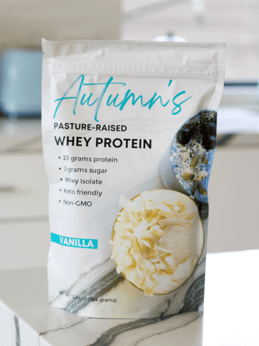 Vanilla Whey Protein Powder - Autumn Elle Nutrition - protein powder | Autumn Bates