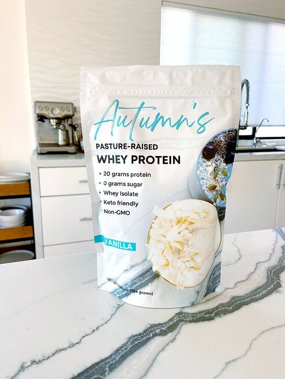 Vanilla Whey Protein Powder - Autumn Elle Nutrition - protein powder | Autumn Bates