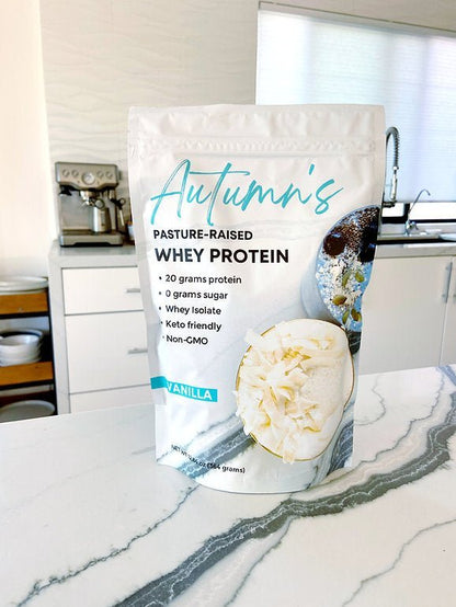 Vanilla Whey Protein Powder - Autumn Elle Nutrition - protein powder | Autumn Bates