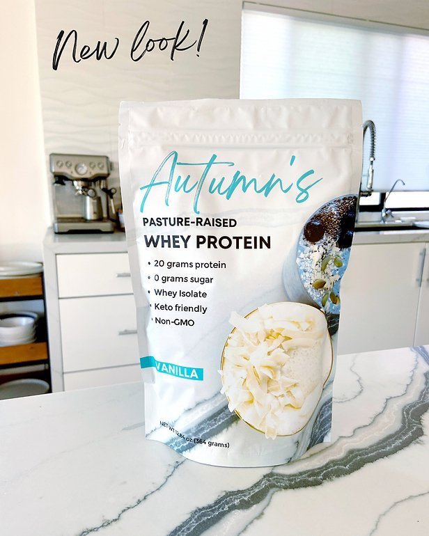 Vanilla Whey Protein Powder - Autumn Elle Nutrition - protein powder | Autumn Bates