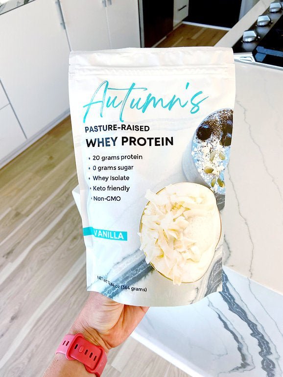 Vanilla Whey Protein Powder - Autumn Elle Nutrition - protein powder | Autumn Bates